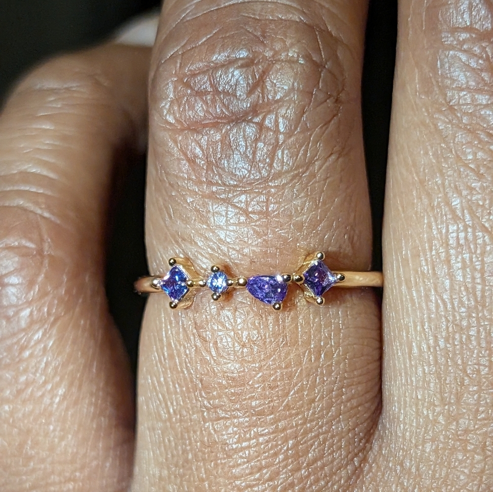 925 beautiful sparkling promise ring sz 6 - Picture 13 of 16